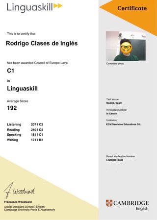 Clases de Inglés Madrid