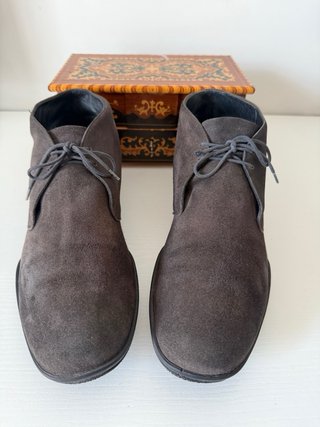 Prada Scarpe Uomo 43 Marrone Scamosciato