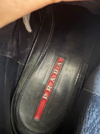 Prada Scarpe Uomo 43 Marrone Scamosciato