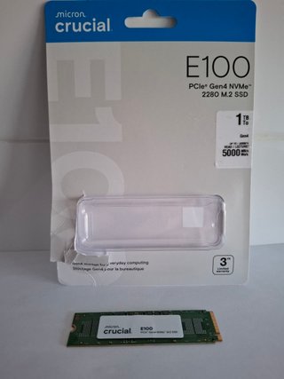 SSD Crucial E100 1TB PCIe 4.0 M.2 NVMe