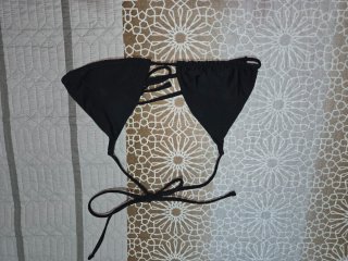 Top Blusa Negro Encaje