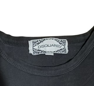 T-shirt Dsquared2 Nera anno 2012 vintage