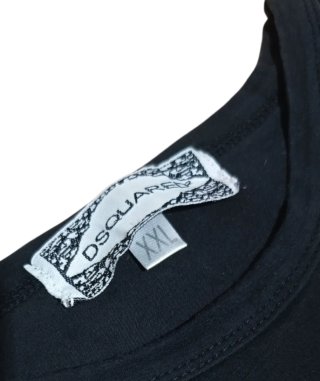 T-shirt Dsquared2 Nera anno 2012 vintage