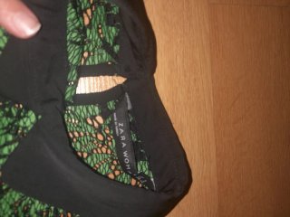 Blusa encaje cuello bebé