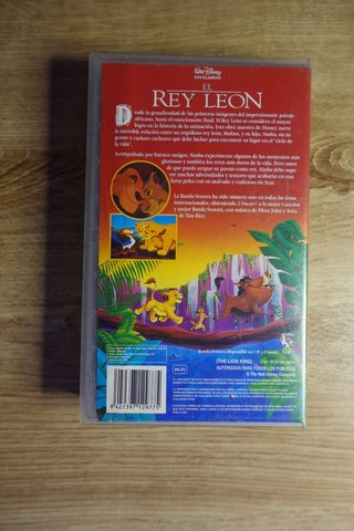 VHS El Rey León Disney Clásicos Original