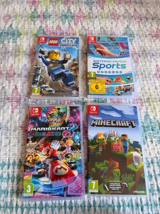 Nintendo Switch Blu e Rosso + Accessori