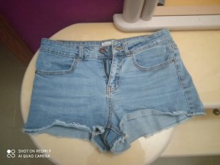 Falda corta Zara gris Talla XS/34