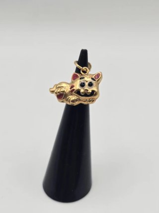 Colgante Gato Oro 18k 2,74gr QUICKGOLD