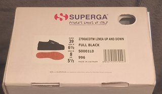 Zapatillas Superga 2790ACOTW - Negras - Talla 39