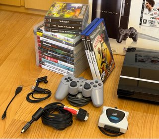PS3 80GB + CAJA + JUEGOS