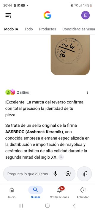 Plato decorativo floral calado