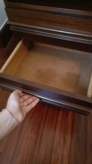 Mesita de noche madera maciza