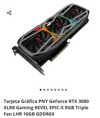 Tarjeta Gráfica PNY GeForce RTX 3080 XLR8