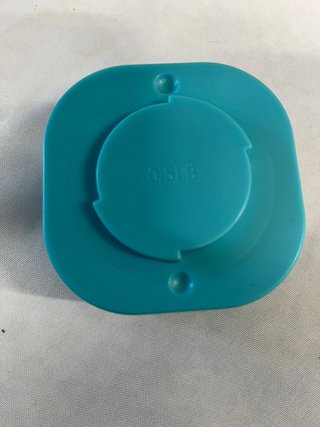 Juego de pesas turquesa