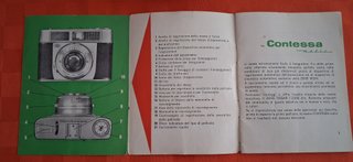 Zeiss Ikon Contessa con libretto in italiano