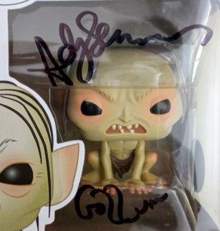 Funko Gollum El Señor de los anillos FIRMADO!