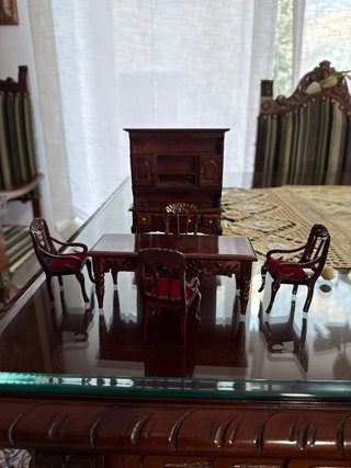 Comedor Casa Muñecas Madera
