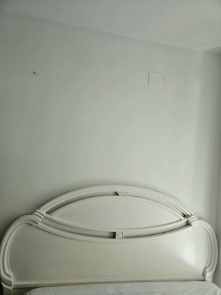 Cabecero de cama blanco