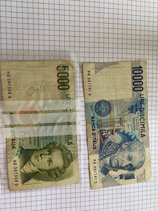 Banconote Lire Italiane 1000