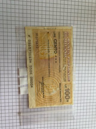 Banconote Lire Italiane 1000