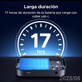 UGREEN Receptor Bluetooth Jack 3.5mm Bateria BT509