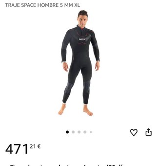 Traje Neopreno Seac Space LQ Talla L