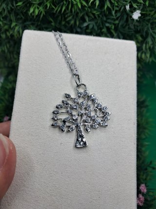 Collana Albero della Vita Argentato