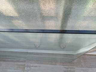 Cristal mesa comedor 120x75 cm