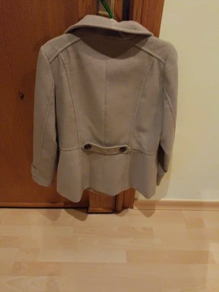 Chaquetón beige/gris