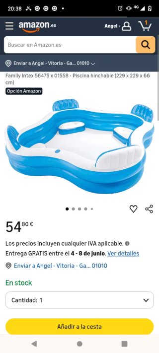 Piscina Hinchable Intex Familiar