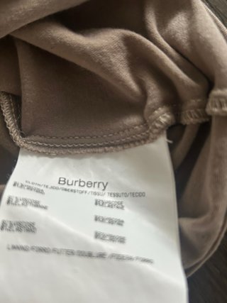 Camiseta Burberry Manga Larga Beige