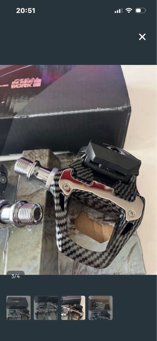 Pedales Carbono SPD SL