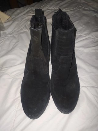 Botines de yute negros
