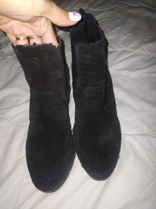 Botines de yute negros