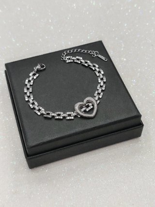 Bracciale cuore donna