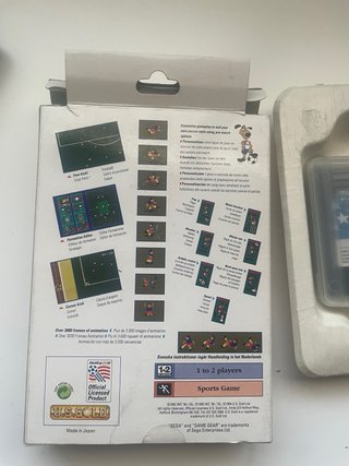 Sega Game Gear World Cup USA 94 Cartucho