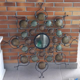Espejo Decorativo Metálico