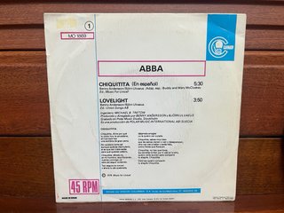 Vinilo ABBA Chiquitita (en español) 1ª edición