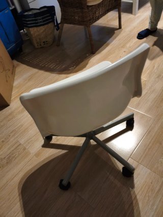 Silla de escritorio Ikea blanca