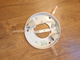 2 Plafones Techo Cristal Blanco 36cm