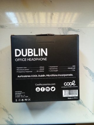 Auriculares Cool Dublin con micrófono