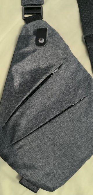 Bandolera antirrobo DXYZ gris