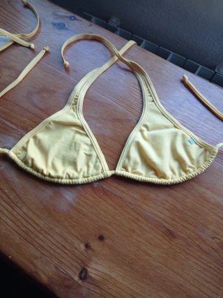 Bikini Brasileño Amarillo Talla Única
