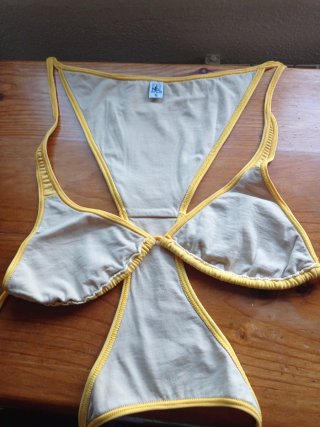 Bikini Brasileño Amarillo Talla Única