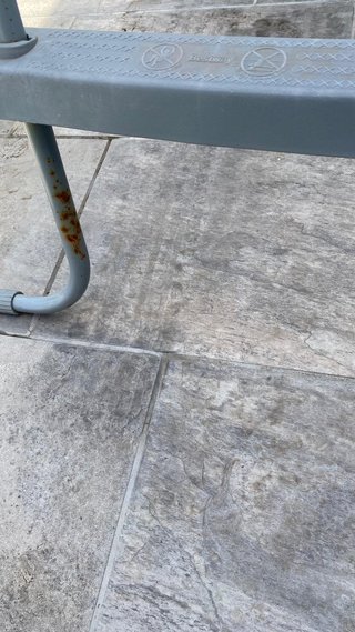 Escalera Piscina Gris