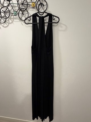 Vestido largo negro veraniego