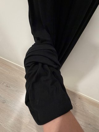 Vestido largo negro veraniego
