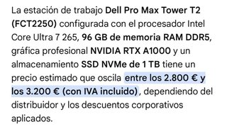 DELL Pro Max Ultra 7 - 96GB DDR5 - RTX A1000 8GB