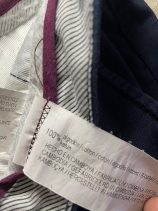 Pantalón chino hombre azul marino