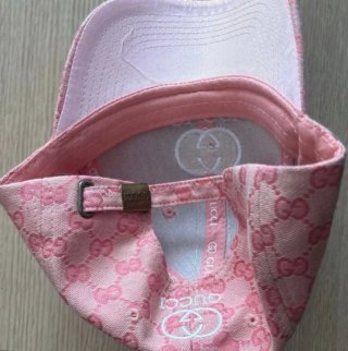 Gorra estilo Gucci Rosa GG